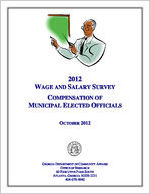 2012 municipal wage and salary survey: compensation of municipal elected officials