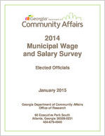 2014 municipal wage and salary survey: elected officials