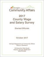 Wage and salary survey. Compensation of county elected officials, 2017