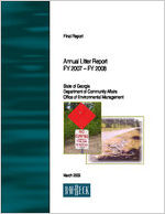 Annual litter report : FY 2007-FY 2008