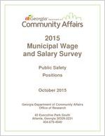 Wage and salary survey. Public safety, 2015
