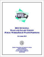 2012 municipal wage and salary survey: public works/solid waste positions