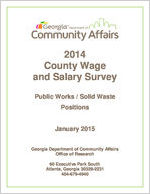 2014 county wage and salary survey: public works/solid waste positions