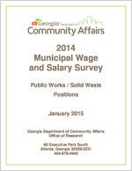 2014 municipal wage and salary survey: public works/solid waste positions