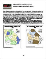 MSW and C and D landfill tipping fees: 2006 solid waste management update [2006]