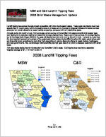 MSW and C and D landfill tipping fees: 2008 solid waste management update [2008]