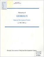 Directory of regional development centers, 1991-1992