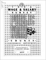 1996 wage and salary survey, public works, county government employment