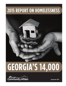 2015 Report on homelessness : Georgia's 14,000