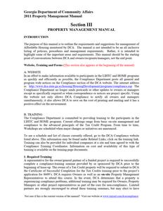Property management manual 2011