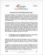 Amendment to the 2012 qualified allocation plan [2012]