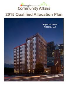 2015 qualified allocation plan
