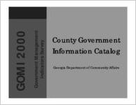 County government information catalog [Mar. 2001]