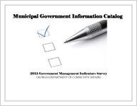 Municipal government information catalog 2015