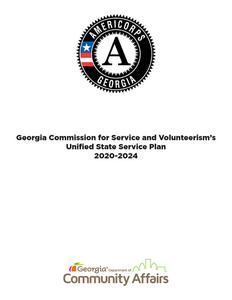 Georgia Commission for Service and Volunteerism's unified state service plan 2020-2024