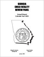 Georgia Child Fatality Review Panel annual report calendar year 2003