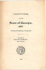 Constitution of the state of Georgia, 1877 including all amendments through 1932 [1932]