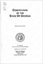 Constitution of the state of Georgia [Jan. 1997]