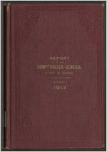 Report of the Comptroller-General State of Georgia for the year ending Decemeber 31, 1914
