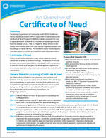 An overview of Certificate of Need [Jan. 2012]
