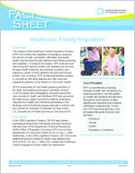 Fact sheet: Healthcare Facility Regulation [Nov. 2013]