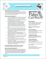 Children with special needs, babies can't wait