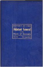 Report of the adjutant-general of the state of Georgia from 1911-1912