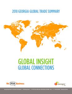2018 Georgia global trade summary : global insight, global connections