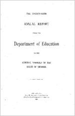 Twenty-sixth annual report from the Department of Education to the General Assembly of the State of Georgia [1898]