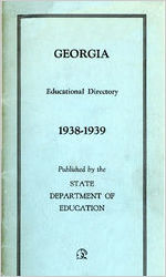 Georgia educational directory 1938-1939 [1938]
