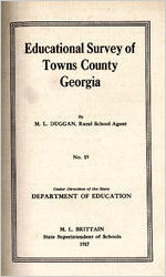 Educational survey of Towns County, Georgia