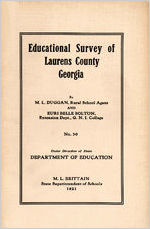Educational survey of Laurens County, Georgia
