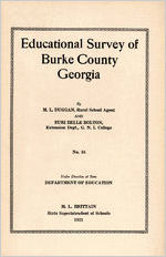Educational survey of Burke County, Georgia