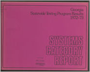 Georgia statewide testing program report [1973], Statewide testing program results in Georgia
Systems category report