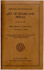 Revised and corrected list of books and prices [Nov. 1, 1923]