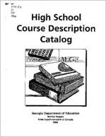 High school course description catalog [1994]