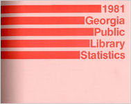 1981 Georgia public library statistics [1981]