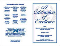 A celebration of excellence: 2000 Georgia Schools of Excellence Awards banquet