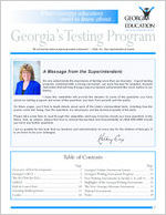 Georgia's testing program, 2008