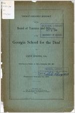 Report of the Board of Trustees and officers of the Georgia School for the Deaf, 1896 October 1 - 1897 September 30