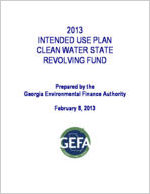Intended use plan: Clean Water State Revolving Fund [Feb. 8, 2013]