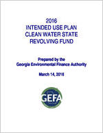 Intended use plan: Clean Water State Revolving Fund [2016]