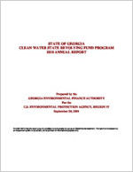 State of Georgia Clean Water State Revolving Fund Program 2010 annual report