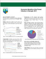 Economic benefits of the forest industry in Georgia: 2011 [summary fact sheet]