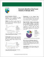 Economic benefits of the forest industry in Georgia: 2012 [summary fact sheet]