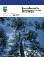 2013 Economic benefits of the forestry industry in Georgia