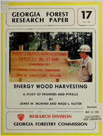 Energy wood harvesting : a study of promises and pitfalls / James W. McMinn and Wade L. Nutter