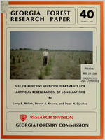 Use of effective herbicide treatments for artificial regeneration of longleaf pine / Larry R. Nelson, Steven A. Knowe, and Dean H. Gjerstad