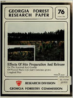 Effects of site preparation and release : on the survival and growth of planted bare-root and container-grown longleaf pine / by William D. Boyer