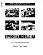 Budget in brief, fiscal year 1999
